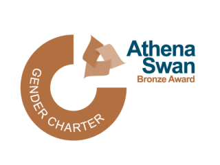 Image shows the Athena Swan Bronze Award logo