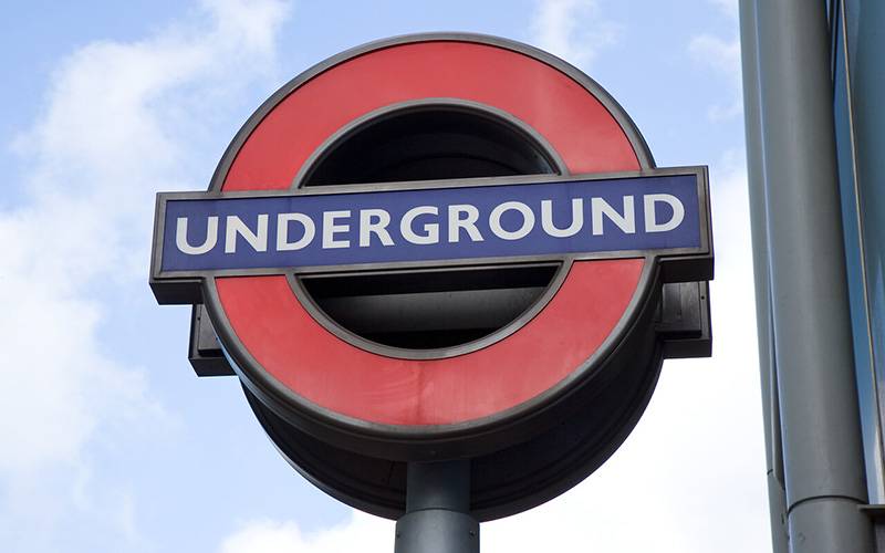 London Underground sign. 